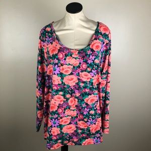 SOLD ❗️Lularoe Lynnae Floral Top Size 3XL